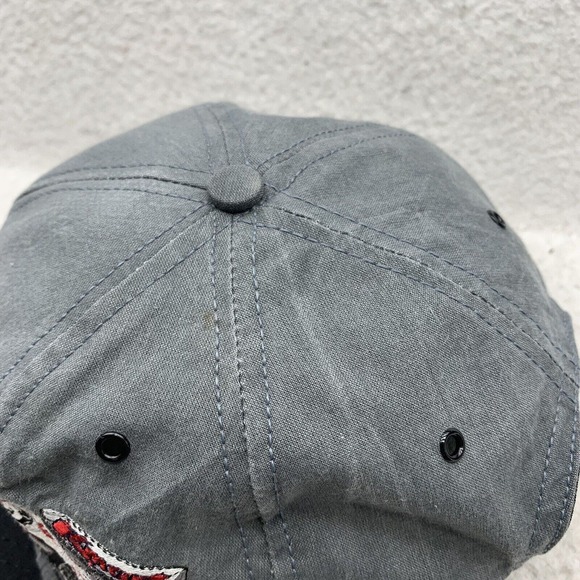 VTG Mario Andretti Snapback Hat Mens OSFM Gray Indy Racing K-Mart Valvoline Dad - Picture 6 of 12